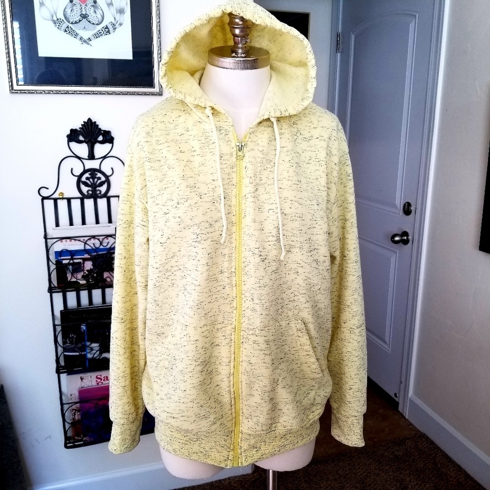 Bell Pepper yellow hoodie 
size XL EUC
